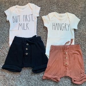3-6m Kate Quinn and Rae Dunn outfit bundle